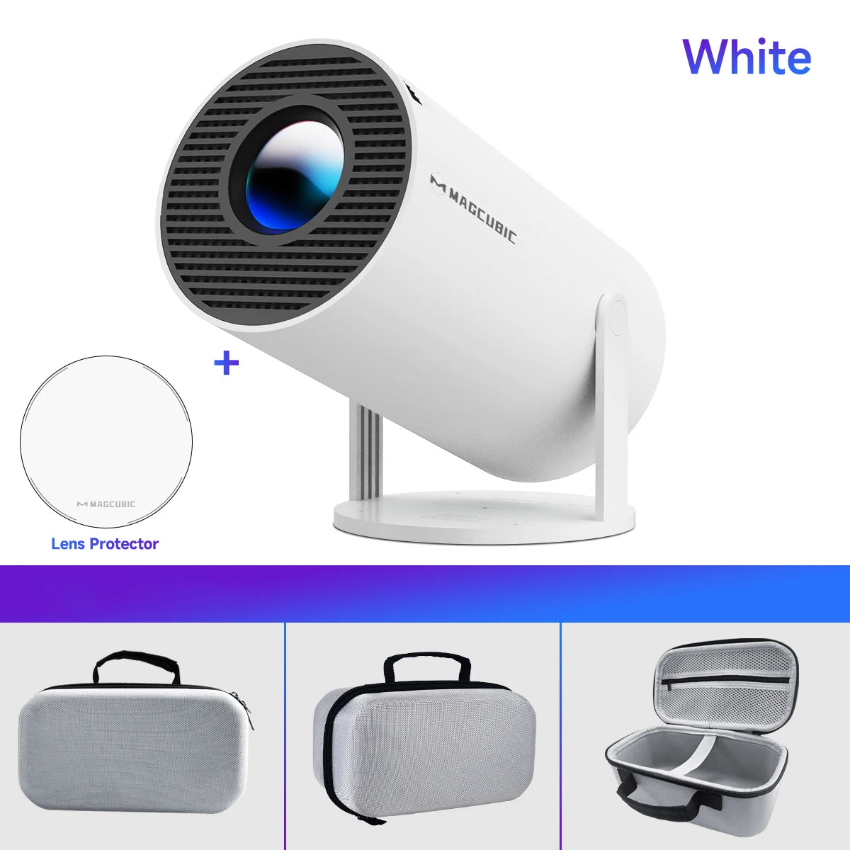 جهاز عرض Magcubic HY300 Pro 4K Android 11 Dual Wifi6 290ANSI Allwinner H713 BT5.0 1080P 1280*720P سينما منزلية جهاز عرض خارجي