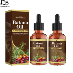 Batana Oil Rosemary Oil For Hair Growth Strengthen Roots Nourish Scalp Smooth Frizzy Repair Split Ends Hair Care Essential Oil