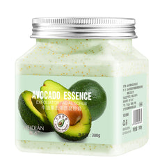 300g Big Fruit Body Scrub Suitable for Exfoliating, Bathing, Sea Salt, Tender and Smooth Skin, Mud Rubbing Treasure