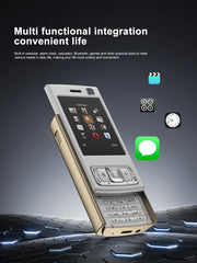 SERVO N95 PRO Mini Sliding Mobile Phone 2 SIM Standby Cellphone Magic Voice Speed Dial Call Recording Flashlight 2.0" Telephones