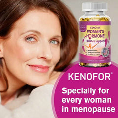 Menopause Support Supplement for Women - Relieves Fatigue, Bloating, Hot Flashes, Mood Swings - Supports PMS, PMDD, PCOS