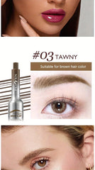 1 PC 3D Eyebrow Gel Dyeing Cream with Brush Long-lasting Air-cushion Dye Brows Tint Long-lasting Natural Makeup Eyebrow Enhancer