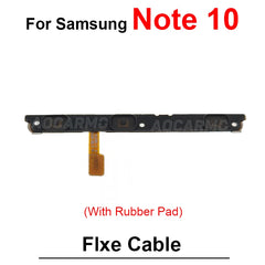 قطعة غيار كابل مرن لإصلاح أزرار التحكم في مستوى الصوت وتشغيل وإيقاف تشغيل هاتف Samsung Galaxy Note 10 Plus Lite