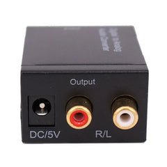 Digital fiber coaxial to Analog Digital to Analog decoding digital to analog audio converter