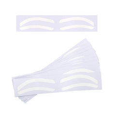 50pc Disposable Eyebrow Design Stencil Eyebrow Tint Airbrush Auxiliary Sticker For Brows Shaping With Single Eyebrowstype Option