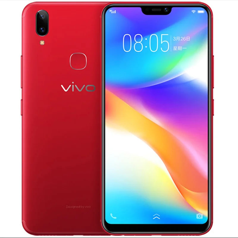هاتف ذكي VIVO Y85 عالمي يعمل بنظام Android 4G مفتوح 6.26 بوصة 4 جيجابايت 64 جيجابايت كاميرا 13 ميجابكسل جميع الألوان بحالة جيدة هاتف مستعمل