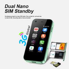هاتف SERVO KING5000 الذكي المصغر بنظام أندرويد 3G WCDMA 2 SIM في وضع الاستعداد شاشة 2.5 بوصة 2 جيجابايت ذاكرة وصول عشوائي (RAM) هاتف محمول جيب أصلي هدايا للأصدقاء