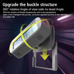Tire Pressure Monitoring System Temperature Warning New C External Battery Version Sensors Solar TPMS Car Tyre Pressure Monitor