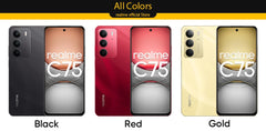 [العرض الأول عالميًا] هاتف realme C75 الذكي Helio G92 Max شريحة Helio G92 Max بطارية 5828 مللي أمبير/ساعة شحن 45 وات شاشة 6.72 بوصة 90 هرتز كاميرا 50 ميجابكسل NFC IP69