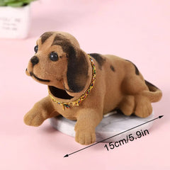 Car Ornaments Shaking Head Dog Doll Car Dashboard Toys Cute Nodding Puppy Auto Interior Accessories Auto Decor Kids Gift
