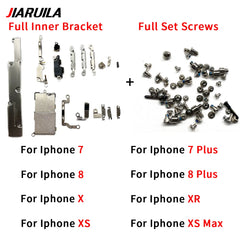 Complete Full Screw Set Metal Internal Bracket Replacement Parts Shield Plate Cover For IPhone X XR XS Max 7 8 Plus 15 Pro Max