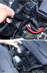 15M Heat-resistant Adhesive Cloth Fabric Tape For Car Auto Cable Harness Wiring Loom Protection Mute To Eliminate Abnormal Noise