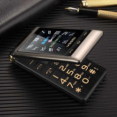 Yeemi G10-C 2G GSM Dual SIM Dual Screen Flip Feature Phone Big Fronts For Elder 2.8 inch FM Mp3/Mp4 Bluetooth Cheap Cellphone