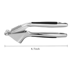 1pcs Garlic Press Easy to Squeeze and Clean with Soft Easy Squeeze Ergonomic Handle  Zinc Alloy Garlic Mincer & Crusher