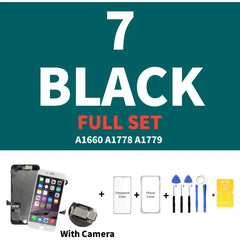 AAA Display for iPhone 5 5S 5SE 6 6S 7 8 Plus LCD Display Full Set Assembly Touch Screen Digitizer Replacement Pantalla+Camera