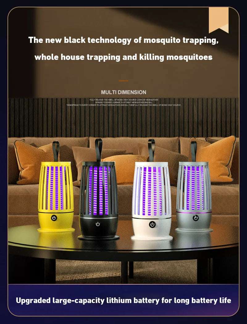 Xiaomi Mosquito Killer Repellent Lamp Rechargeable Electric Fly Trap Insect Killer Outdoor Mute Physical Mosquito Killer Lamps