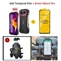 هاتف Ulefone Armor 27T Pro 5G Rugged Phone 10600mAh Android 14 هاتف ذكي 50MP + 64MP كاميرا ليلية 6.78 بوصة 120 هرتز 24GB + 256GB NFC Mobile