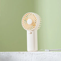 2024 Cute Mini Fan Portable Handheld Fan Lightweight Handy Fan Pocket Size Low Noise Small Electric Fan Student Gift Outdoor Fan