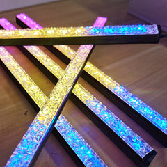 COOLMOON ARGB LED Strip Light 5V 3Pin/Small 4Pin Diamond Magnetic Colorful Atmosphere DIY Lamp Bar for PC Computer Case Chassis