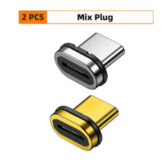 محول شحن USB 4.0 مغناطيسي سريع 100 وات من النوع C OTG 40 جيجابايت في الثانية لنقل البيانات لأجهزة الكمبيوتر اللوحية والهواتف وأجهزة الكمبيوتر المحمولة Macbook Air Pro