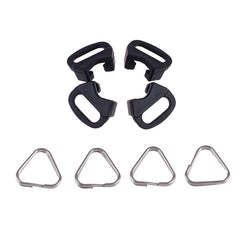 4Pcs Belt Hook Camera Shoulder Strap Triangle Split Ring Replacement Camera Buckle Accessories For Fujifilm Olympus Pentax