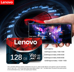 New Original Lenovo Micro SD Card 2TB 1TB 512GB High Speed Memory Card 256GB 128GB Class TF Card for Drone Equipment Audio PC
