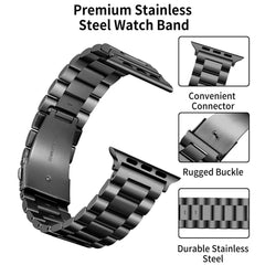 سوار من الفولاذ المقاوم للصدأ لساعة Apple Watch Ultra 2 مقاس 46 مم 49 مم 40 مم 44 مم 42 مم 41 مم 45 مم سوار IWatch Series 10 9 8 7 SE 6 5 4