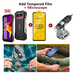 هاتف Ulefone Armor 27T Pro 5G Rugged Phone 10600mAh Android 14 هاتف ذكي 50MP + 64MP كاميرا ليلية 6.78 بوصة 120 هرتز 24GB + 256GB NFC Mobile