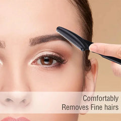 30/12/10 Pcs Random Color Set Multipurpose Eyebrow Razor Tools And Facial Razor With Precision Cover,Safety