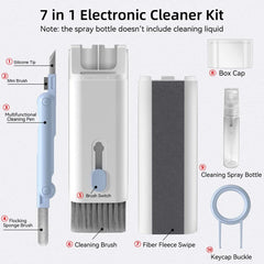 3/4/7 in 1  Earbuds Cleaning Pen for Earbuds Portable Wireless Earphone Case Cleaning Tools Kit Cleaning Brush Set Tool
