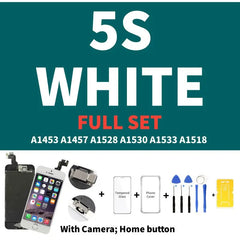 AAA Display for iPhone 5 5S 5SE 6 6S 7 8 Plus LCD Display Full Set Assembly Touch Screen Digitizer Replacement Pantalla+Camera