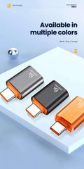 10A OTG USB 3.0 To Type C Adapter USB Female To Type c Male Fast Charging adadpter OTG USB C For Xiaomi Samsung Laptop PC