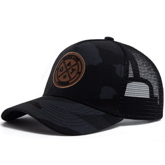 قبعة بيسبول صيفية شبكية للنساء والرجال من ENJOY LIFE مع رقعة حروف Snapback قبعة كاجوال قابلة للتنفس للجنسين قبعات سائقي الشاحنات في الشارع الهيب هوب