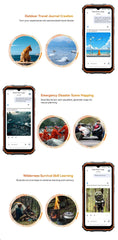 Blackview OSCAL Marine 2 Rugged Phone 8GB RAM 256GB Smartphone AI 11000mAh Battery 6.56 " HD+Display Unisoc T61 Android 15 NFC