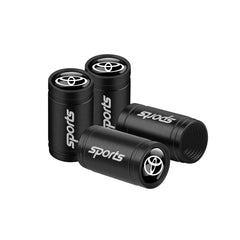 4Pcs Car Wheel Tire Valve Caps Protection Cover Auto Accessories For Toyota Fortuner Chr Verso Prius Mirai Hiace Trd Corolla GR