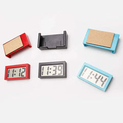 Mini Digital Clock Large Screen Car Dashboard Electronic Clock Self-adhesive Mini Clock Car Clock For Truck Dashboard