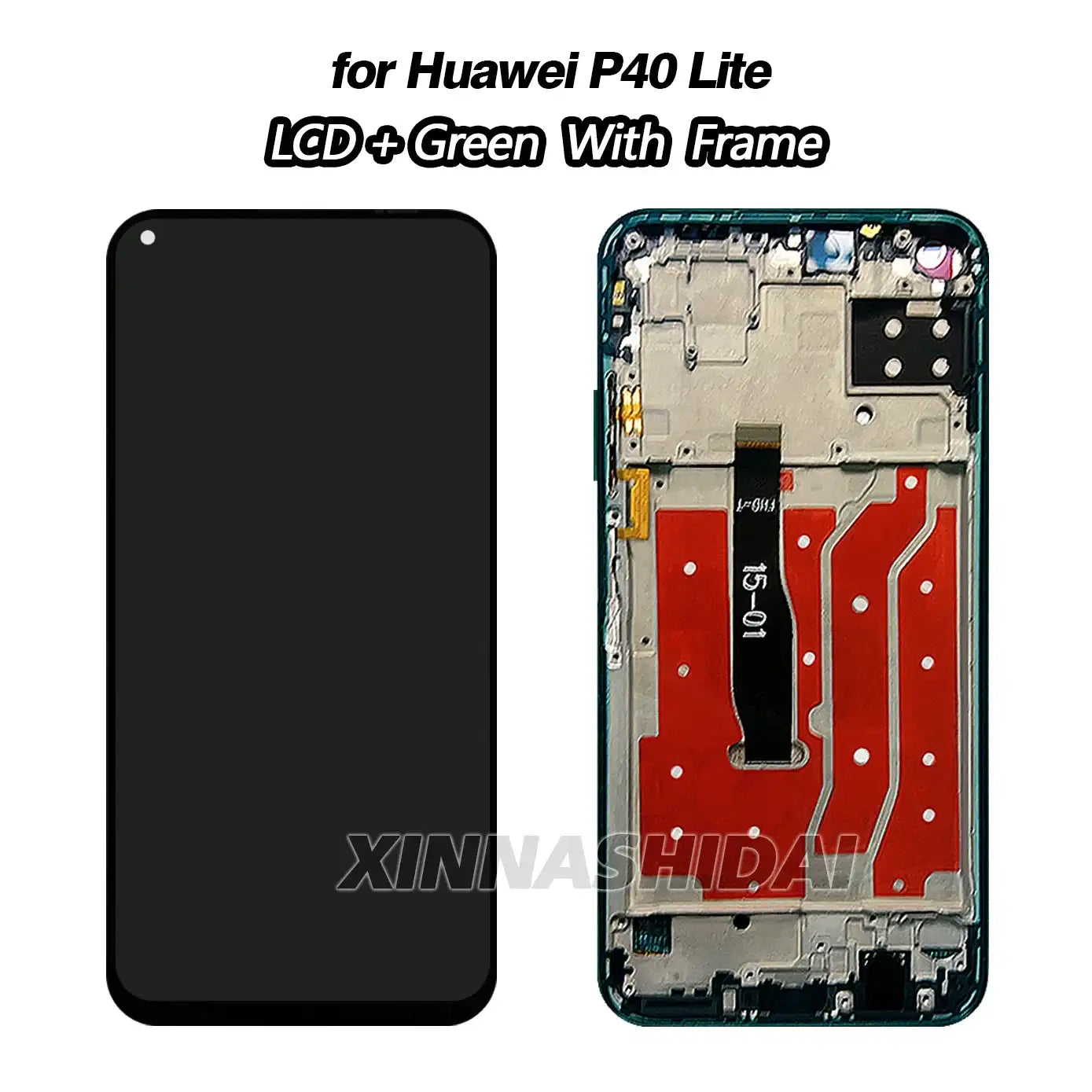 6.4’‘ New Display For Huawei P40 Lite LCD Touch Screen Digitizer Assembly With Frame Display Replacement For Huawei P40 Lite