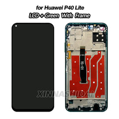 6.4’‘ New Display For Huawei P40 Lite LCD Touch Screen Digitizer Assembly With Frame Display Replacement For Huawei P40 Lite