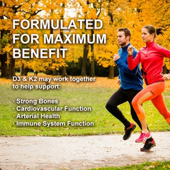 Vitamin K2 (MK7) with D3-5000 IU Supplement-120 Capsules, Immune Support Health, Bone Health, Cardiovascular Health Support