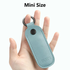Leather U Disk Pouch Key Ring Holder USB Flash Drive Storage Bag Pendrive Protective Cover Memory Stick Case