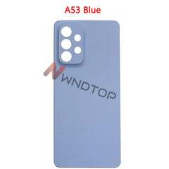 New For Samsung Galaxy A53 Back Cover Housing Rear Phone Case Door Replacement For Samsung A53 5G Battery Cover With Lens +Logo