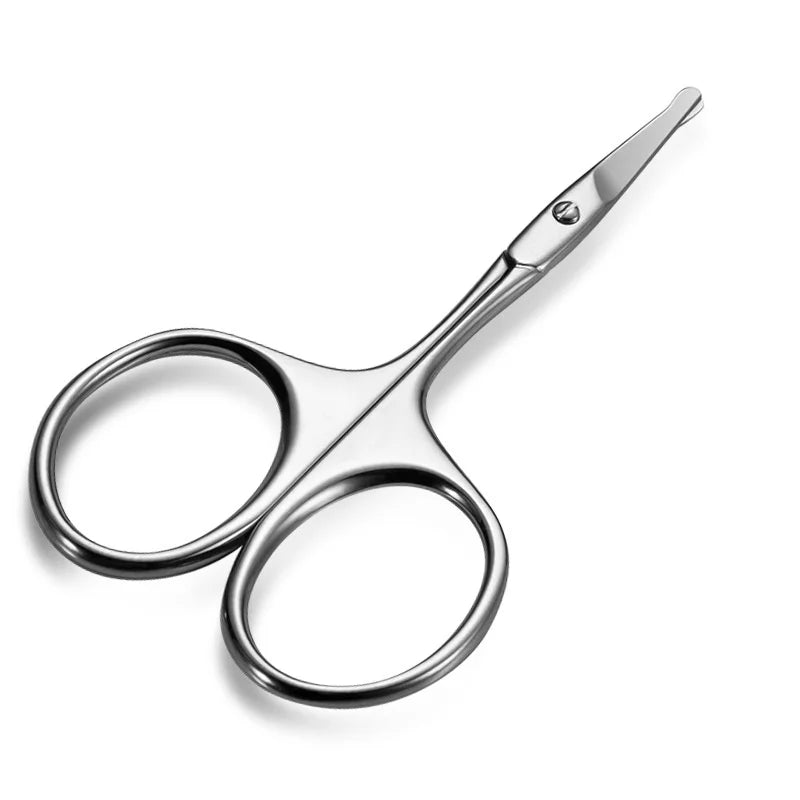 أداة إزالة شعر الأنف الاحترافية الدقيقة المصنوعة من الفولاذ المقاوم للصدأ ومقص شعر الأنف