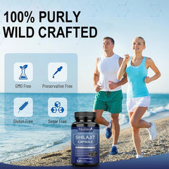 Mulittea Hot Sale 100% Organic Shilajit & Maca Capsules for Male Hormone Balance Energy Supplement Increased endurance