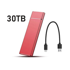 External 2TB/20TB/30TB Ssd High-Speed Solid State Drive Type-C/USB 3.1 Interface Portable Hard Disk for PC Laptop MAC