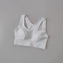 Front Zipper Sports Bra Shock-proof Sports Underwear High Impact Yoga Bra Quick Dry running vest Fitness Yoga Bra Top For Wome