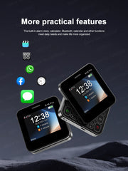 SERVO R18 PRO Side Slider Mobile Phone 2.4" Rotate Display Dual SIM Standby Magic Voice Flashlight 2G GSM Card Button Cellphones