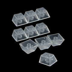 10Pcs Transparent ABS Keycaps Mechanical Keyboard Matte Backlit for Key caps For Cherry Gateron Kailh