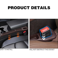 2PCS Universal Car Seat Gap Anti-leak Stopper Strip For Toyota Camry 70 XV70 2018 2019 2020 2021 2022 2023 2024 2025 2026 Hybrid