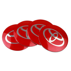 56mm Car Aluminum Logo Wheel Center Hub Cap Badge Sticker Accessories For Toyota Prado Aqua Hilux Prius Rav4 Camry TRD Venza GR