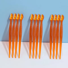 10PCS Japanese Eyebrow Razors Set5 Colors Ultra-Sharp Stainless Steel Blades | Facial Hair & Peach Fuzz Remover for Women/Men